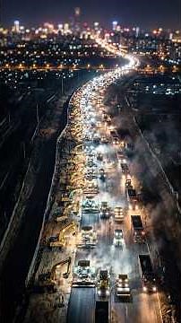 China’s Impossible Engineering 18km Road Built in 6 Hours!