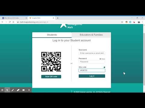 How to get on Imagine Math