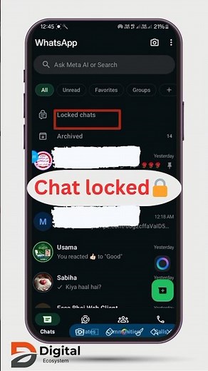 How to Lock Chat on WhatsApp | WhatsApp Chat Lock Feature 2026