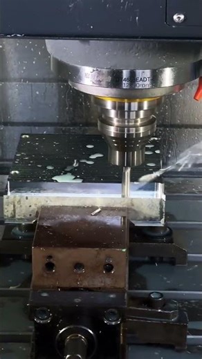 CNC milling gone wrong — tool breakage during heavy cutting