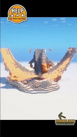 I Built an Angel Statue in Minecraft