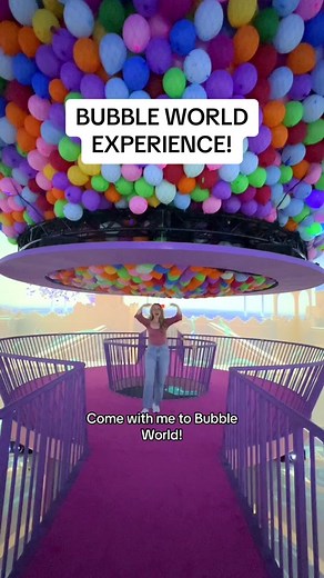 15% off discount code BUBBLE 15 when buying tix in the Fever app! #bubbleworldexperience #hosted
