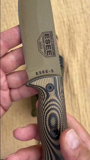 Esee 5 #bushcraftknife #knife #bushcrafters #campingtool