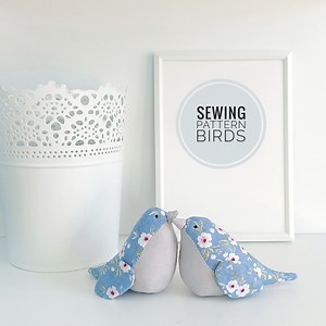 Fabric Bird Sewing Pattern: Small Textile Birds (PDF Pattern) - Etsy