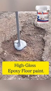 1.8K views · 475 reactions | Non-Slip Wear-Resistant EPOXY FLOOR PAINT ✨Link in bio and story highlights to buy it ️ ELEGANT MARBLE-LIKE FINISH: Achieve a sophisticated marble effect with a high-gloss, colored sand finish. This floor coating creates a luxurious, smooth surface with unique veining patterns, perfect for any space. | Engineering life | Facebook