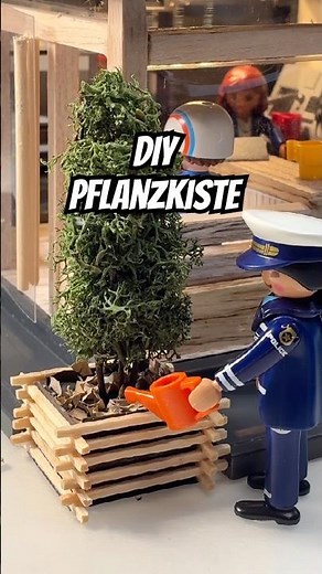 Mini Pflanzkiste basteln 🌿#diy #playmobil #playmobilcustom #miniatur #diorama