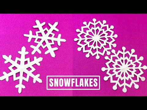 Kirigami Snowflake Paper Cutting for Beginners – 2 Unique Designs!