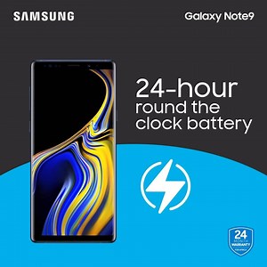 Take your phone out with confidence in your battery life, to last you throughout the day #SamsungNote9NG | Samsung