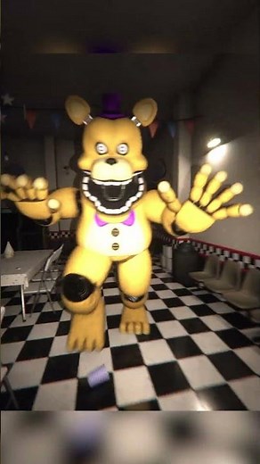 They Challenged me to break Fredbear's ankles😈 #shorts #fnaf #fivenightsatfreddys