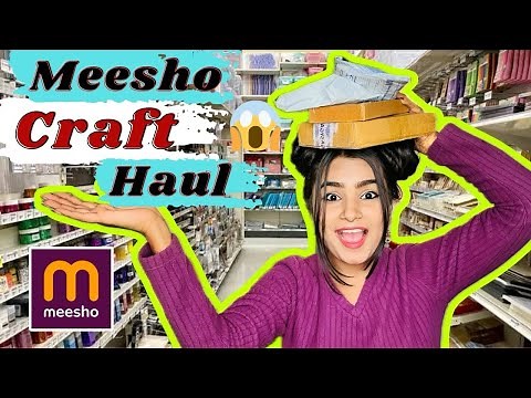 Meesho Craft Haul 😱 #crafteraditi #crafthaul #meesho #meeshohaul ‪@CrafterAditi‬