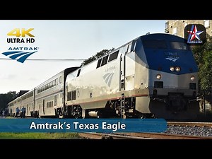 [4K] Amtrak's Texas Eagle around Austin, Texas | Amtrak