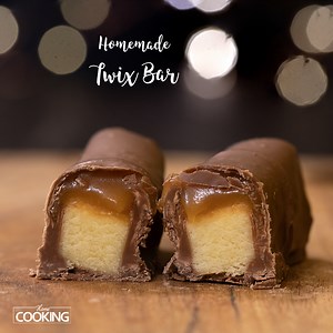 32K views · 324 reactions | Homemade Twix Bars (Chocolate Bars) - These Are The BEST | Twix Recipe @HomeCookingShow #HomemadeTwixBars #Twixrecipe #Twixchocolate #Chocolatebars #twix #homecookingshow Ingredients Maida/plain Flour - 175 Gms Icing Sugar - 65 Gms Unsalted Butter - 115 Gms Sugar - 1 Cup Butter - 6 Tbsp Fresh Cream - 1/2 Cup Milk Chocolate - 500 Gms | Home cooking | Facebook