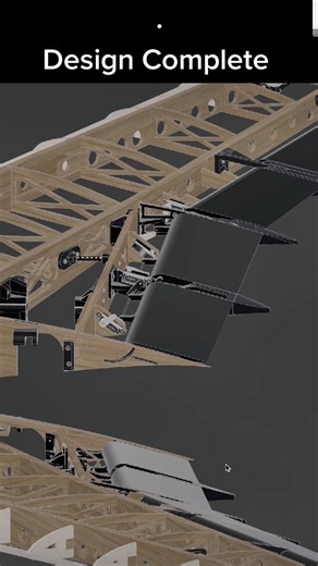 L-1011 Airliner Wing Final Design Animation | Building Process