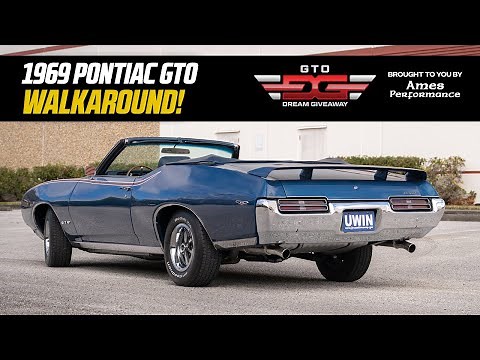 1969 Pontiac GTO Convertible 1 of 249 Made Video Review from the GTO Dream Giveaway