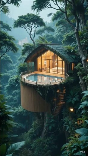 I Built a secret waterproof in the forest