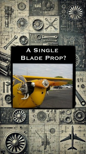 Collin McDonald - The Flying Mechanic on Instagram: "The Single Blade Propeller Walter Evert invented the Single Blade Propeller in the 1930s but it failed to gain traction due to several challenges production faced. Ultimately, it was a unique perspective and innovative design that left its mark (albeit a light one) on the aviation industry. #generalaviation #aviationdaily #instapilot #avlovers #aviationphotography #aviationworld #planespotter #instaplane #aviation #piloting #avgeek #vintageair