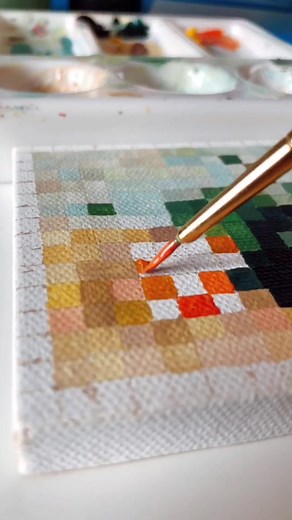 Colour matching who? #art #minecraft #minecraftpainting #fyp