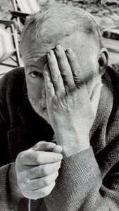 You can build the biggest house, drive the best car, fill your cellars with vintage wine, but you still can’t outrun the truth. Hemingway knew: the more you cling to, the more afraid you are to let go. #Hemingway #ErnestHemingway #SnowsOfKilimanjaro #LiteraryQuotes #ClassicLiterature #american #americanliterature | Ernest Hemingway