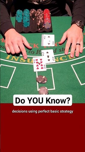 Perfect Basic Strategy in Blackjack #cardcounting #blackjack #gambling