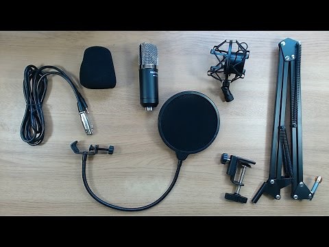 Neewer NW-700 Condenser Microphone & NW-35 suspension arm kit review