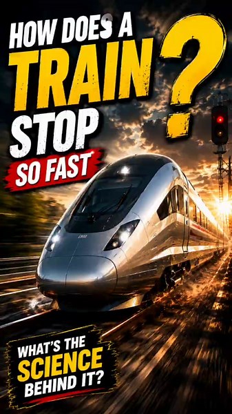How Does a Train Stop at High Speed? | The Science Explained