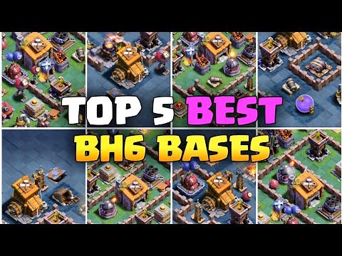 Top 5 Best Builder Hall 6 Bases Link 2023 | NEW Bh6 Trophy Bases Copy Link