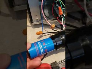 Installing a Supco 3 n 1 compressor starter - what to do with extra power line?