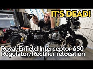 Regulator Rectifier relocation | Royal Enfield Interceptor 650 & Continental GT 650