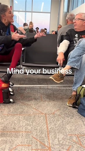1.4M views · 34K reactions | Man, white folks gotta stop acting like they TSA all over the world  This lady just left her bag to charge her phone at the airport, and this old couple acting like they running security. Bro, mind your business and catch your flight. | Chaz Bruce | Facebook