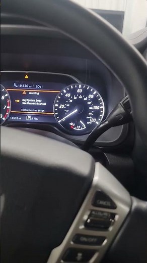 Nissan Titan 2022 Key System Error. B2602 B2603 Replace Shifter To Fix or adjust Harness connector