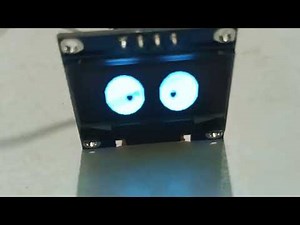 Arduino UNO R3 128x64 OLED Display robotic eyes animation #arduino #arduinoproject