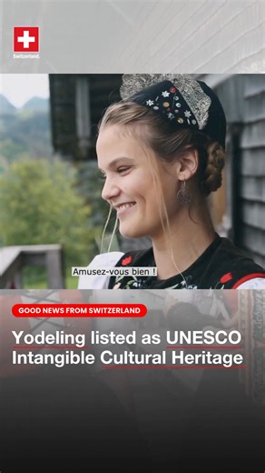 🎶 Yodel-ay-HEEE-Oooo… it’s official! 🇨🇭 Yodeling has just been added to @unesco’s Intangible Cultural Heritage List, following a nomination submitted by Switzerland in 2024. 📜 A true emblem of Swiss culture, yodeling takes countless forms and remains deeply rooted in the population. This unique vocal technique alternates between chest voice and head voice, using nonsensical syllables often tied to local dialects.🗣️ Passed down in families, clubs, music schools, or simply among singers, yode