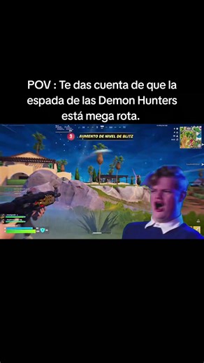 La espada de las Demon Hunters está mega rota 🤯!! #fortnite #kpopdemonhunters #fortniteclips #battleroyale #zoey