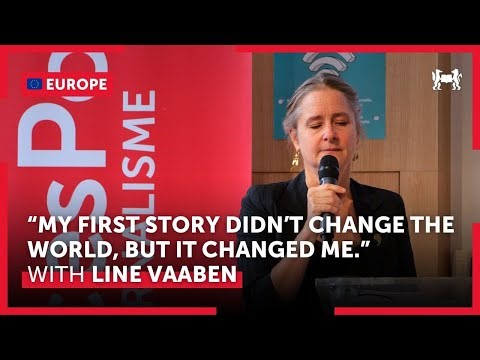 Line Vaaben - Inaugural lesson of the Journalism School of Sciences Po