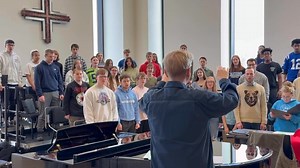 🎶✨ A Special Moment from Our Choir Tour! ✨🎶 This past Friday morning, 11 dedicated Trinity choir students headed to Seward, Nebraska for our first choir tour. While on campus at Concordia University Nebraska, they had the incredible opportunity to listen to, sing for, and — in this video — sing with the prestigious Concordia University Nebraska A Cappella Choir. This was just one highlight of a full day filled with music, learning, and meaningful experiences — and we can’t wait to share more f