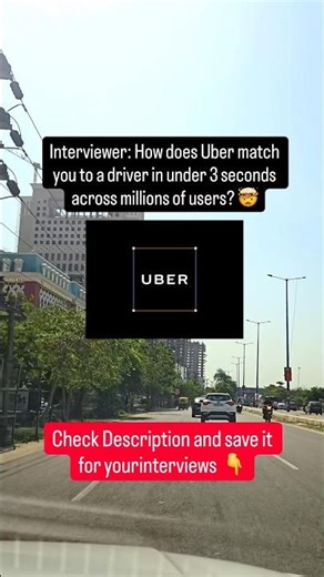 Uber System Design - Driver finding use case 👇