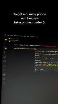 Generate Fake Data in Javascript with Faker