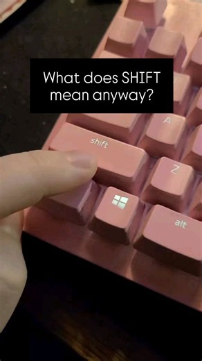 Ryan Senensky on Instagram: "Did you know this? Also yes, my keyboard is pink. #pc #tech #techtok #commodore #typewriter #vintage #history #retrotech #vintagetech #retrocomputer #8bit #computerhistory"