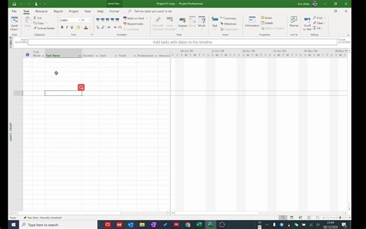 Project如何在甘特图中任务拆分