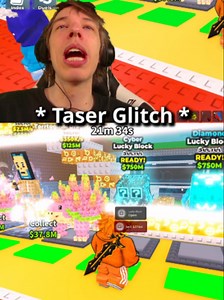 Cyber Secret Lucky Block Taser Glitch in Roblox