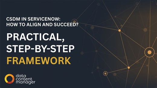 #servicenow #csdm #cmdb | Data Content Manager