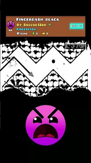 Fingerdash Black - Geometry Dash 2.2 #geometrydash #gd