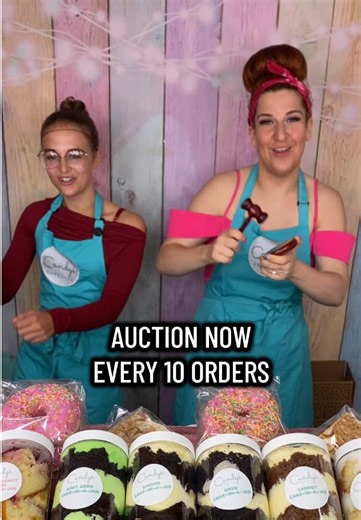 Cake auction every 10 orders — live cake sale explained