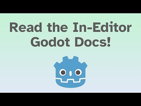 How to Read the Docs in the Godot Editor | Godot 4 Quick Tip