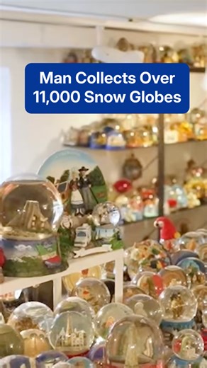 67K views · 1K reactions | By accumulating over 11,000 snow globes, this man’s collection set a world record that won’t be broken any time soon. | The Weather Channel | Facebook