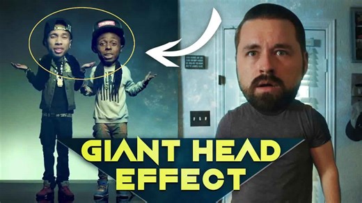 Giant head effect (music video & video game style)