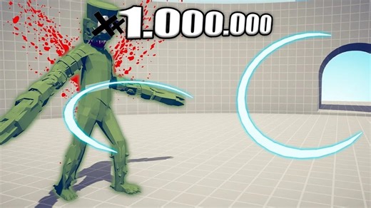 1.000.000 伤害 CRESCENT vs UNITS - TABS 完全精确的战斗模拟器 2024