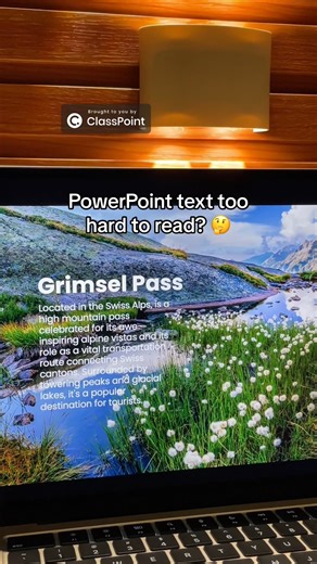 144K views · 3.4K reactions | This is, hands down, the only way we should all design PowerPoint slides with image & text 浪 Here's hoe to make PowerPoint text pop! #PowerPoint #powerpointpresentation #powerpointdesign | ClassPoint | Facebook