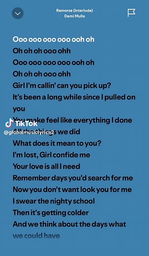 Remorse: Deep Dive into Demi Mulla's Lyrics