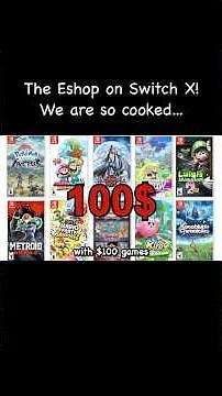 The Eshop on Switch X is so cooked!